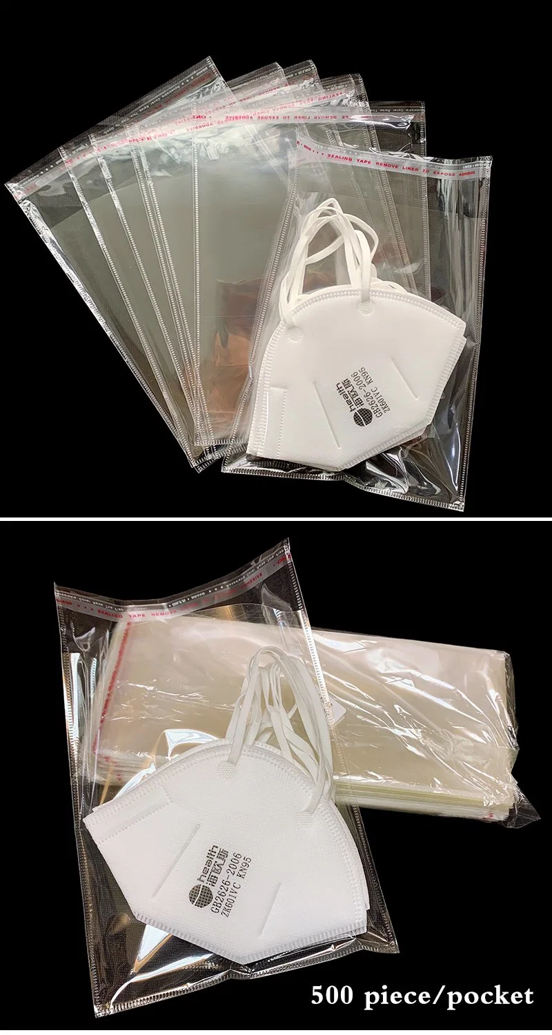 Custom Cheap Clear OPP/PP Plastic Bag Transparent Self-Adhesive Packaging Bag for Clothes Food Packaging