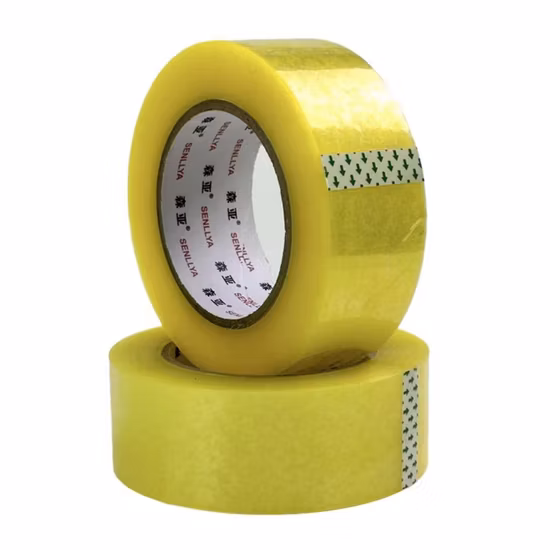 Großhandel mit klarem/transparentem/braunem/gelblichem/weißem Kartonversiegelungs-BOPP-Verpackungsband mit starker Viskosität