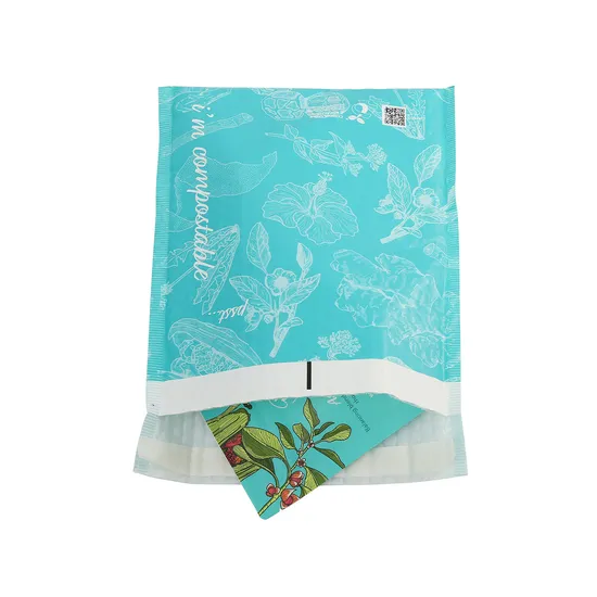 Biologisch abbaubare, gepolsterte Versandumschläge, selbstklebender Kraftpapier-Versand, Express-Versandverpackung, kompostierbarer Poly-Versand, Kurier-Luftpolstertasche